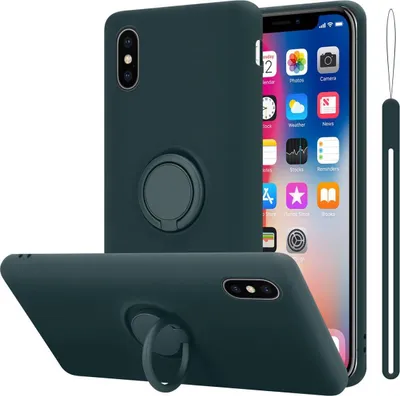 Obrázek produktu pro Cadorabo pouzdro pro Apple iPhone X / XS Protective Case in Green Pouzdro na mobilní telefon TPU Case Cover