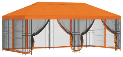 Immagine prodotto di Gazebo con pareti laterali 6 x 3 m Arancione