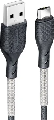 Obrázek produktu pro Kabel FORCELL Carbon USB na Micro 2,4A CB-03A černý 1 metr