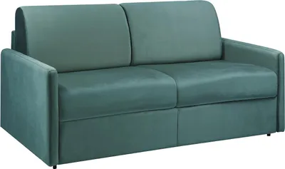 Produktbild von Vente-unique CALIFE, Sofabett, Wohnzimmer, Grün, 4 Sitz(e), Grün, Samt