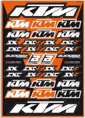 Image de Kit d'autocollants pour logo KTM