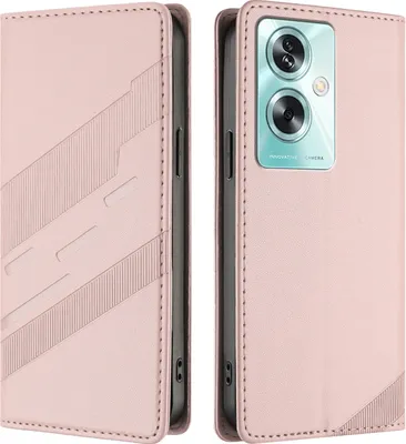 Obrázek produktu pro Pouzdro pro Oppo A79 5G,Polyuretankožené peněženkové pouzdro s přihrádkou na karty a funkcí stojánku Pink