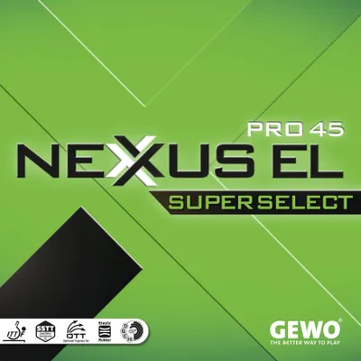 Produktbild von GEWO Belag Nexxus EL Pro 45 SuperSelect schwarz 2,0 mm