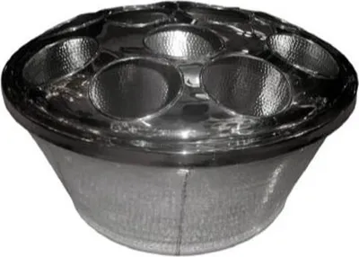 Produktbild von Casa Padrino Barock Weinkühler für 11 Flaschen Silber - Messing - Weinhalter Hotel Dekoration