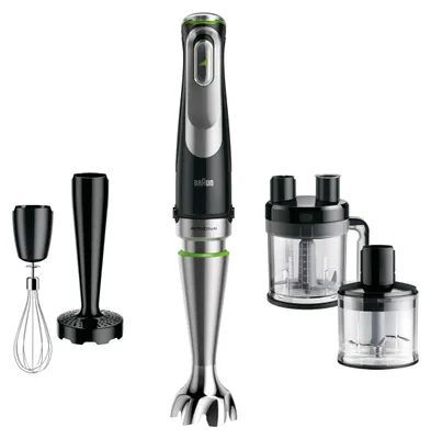 Produktbild von Braun Stabmixer MultiQuick 9 MQ 9187XLI - Elektrischer Stabmixer mit stufenloser