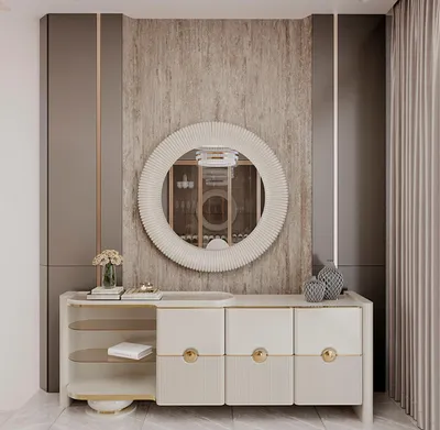 Productafbeelding van Elegant console met spiegel voor modern interieurontwerp