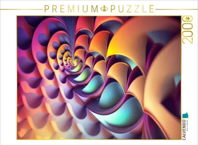 Produktbild von CALVENDO Puzzle Fraktaleinstich | 2000 Teile Lege-Größe 90x67cm Foto-Puzzle für glückliche Stunden