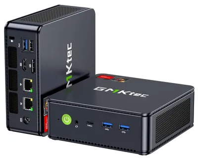 Zdjęcie produktu dla Mini komputer gamingowy - procesor Ryzen 5 - 16 GB pamięci RAM DDR5 - dysk SSD 512 GB - karta graficzna Radeon - system Windows 11
