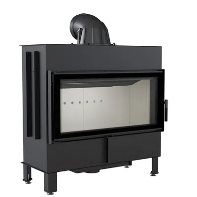 Produktbild von Kamineinsatz aus Stahl KRATKI LUCY 16 kW Ø 200 mit Türfeder