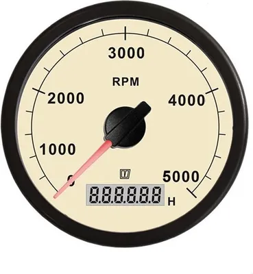 Immagine prodotto di VETUS TACHN5000 contagiri beige 12/24V Ø 114 mm