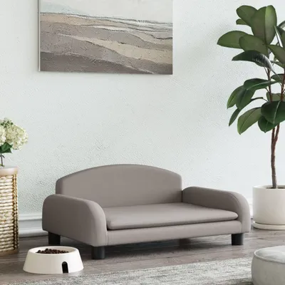 Zdjęcie produktu dla vidaXL Legowisko dla psa taupe 70x45x30 cm tkanina