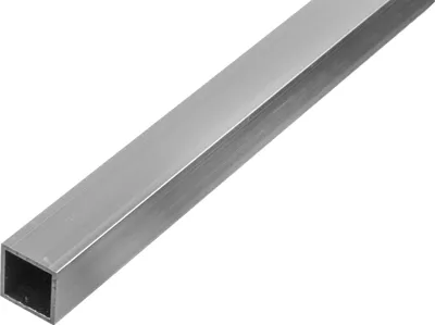 Image de Alberts 497842 Tube carré, aluminium, naturel, 1000 x 15 x 15 mm, set de 5
