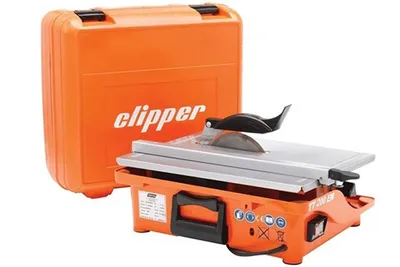 Zdjęcie produktu dla Przecinarka do płytek Norton Clipper TT200 EM z tarczą diamentową i walizką
