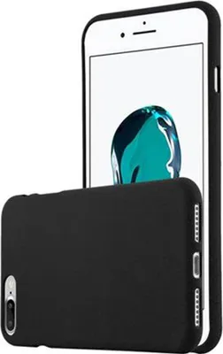 Produktbild von Cadorabo Schutzhülle für Apple iPhone 7 PLUS / 7S PLUS / 8 PLUS Hülle in Schwarz Handyhülle TPU Etui Cover Case
