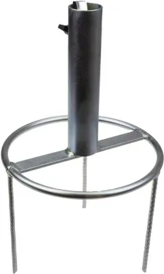 Produktbild von Parasolfuß Erdanker - Grau, für 38 mm Schirmstangen