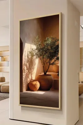 Productafbeelding van Wallity, elegante MDF-schilderijen met een lijst van 100% massief hout, 120 x 50 cm