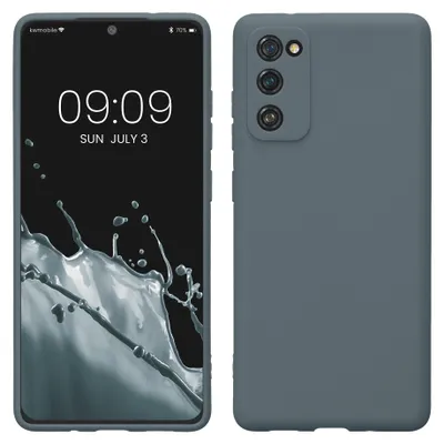 Produktbild von kwmobile Handyhülle für Samsung Galaxy S20 FE Hülle - weiches Handy Silikon Case - Schutzhülle Cover - Dunkler Schiefer