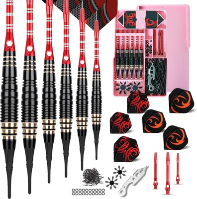 Produktbild von CareGames Soft Dartpfeile Set für Elektronische Dartscheibe 16g