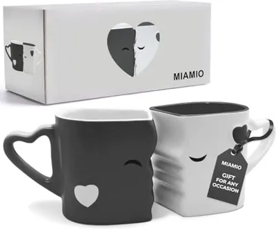 Obrázok produktu pre Kávové šálky / 2 ks keramických šálok v darčekovej krabičke