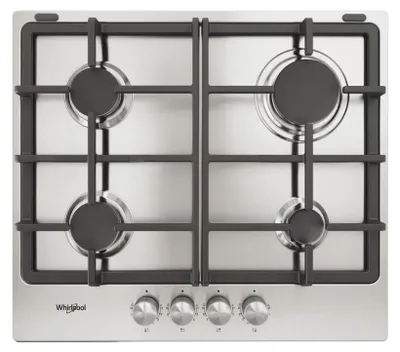 Obrázok produktu pre Whirlpool TGML 660 IX, Nerezová oceľ, Vstavaný, 60 cm, Plynový, Nerezová oceľ, 4 zone(s)