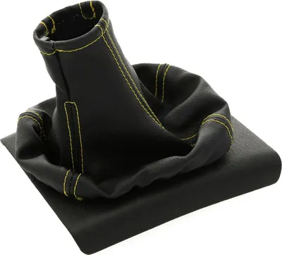 Produktbild von Schaltsack passend für Opel Astra G Bj. 1998-2009 gelbe Naht Echtes Leder Neu