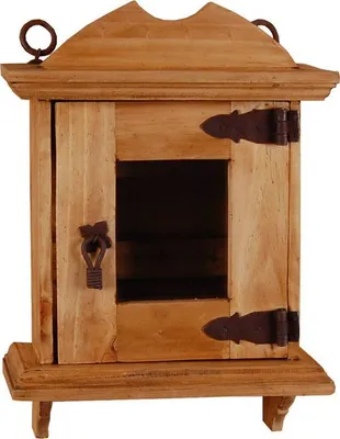 Produktbild von MiaMöbel Schlüsselkasten Mexico Möbel 32x45x16 cm Landhausstil Massivholz Pinie Honig