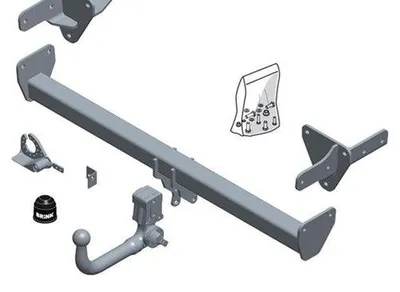Imagen del producto de BRINK 588500 - Enganche de remolque, capacidad máxima de 2500 kg, para JEEP CHEROKEE (KL)