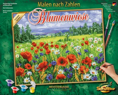 Produktbild von Malen nach Zahlen|Schipper|Simba Malen nach Zahlen - Blumenwiese