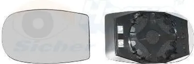 Produktbild von VAN WEZEL Spiegelglas Außenspiegel Rechts für FIAT PUNTO (188) Konvex Beheizbar Unbeheizt 1620838