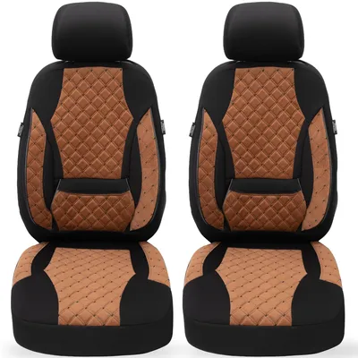 Produktbild von Schonbezüge Sitzbezüge für Audi A8 D3 Bj 2002-09 in Schokobraun/Schwarz TK611
