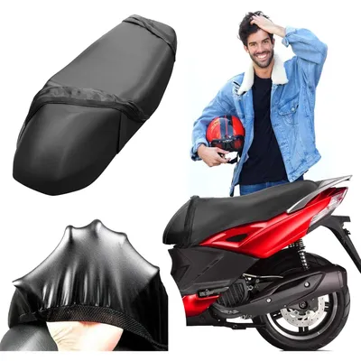 Productafbeelding van Motorzadelhoes XL - Waterdicht - 90 tot 110 cm - Antislip Polyurethanleer