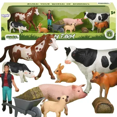 Image de WOOPIE Figurines animales Happy Farm 10el.