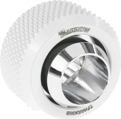 Produktbild von Barrow TFHRKN38B Gerader Kompressionsanschluss G1/4 Softschlauch Weiß