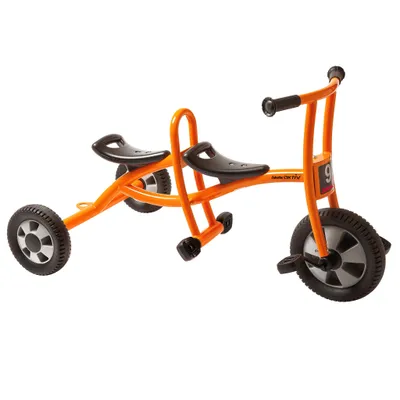 Produktbild von Dreirad Taxi für 2 Kinder, 107 cm Länge, 63 cm Breite, 62 cm Höhe, bis 100 kg