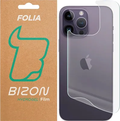 Produktbild von Hydrogel Folie für die Rückseite für iPhone 14 Pro, Bizon Glass Hydrogel Back, 1 Stück