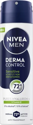 Produktbild Nivea Men Deo Spray Derma Control Sensitive 72h Packung 150ml