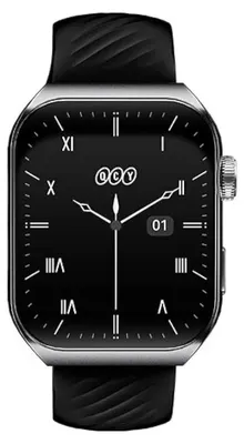 Productafbeelding van Smartwatch met AMOLED-display, Bluetooth-telefonie, spraakoproepen, geïntegreerd GPS, geschikt voor Android en iOS, zwart