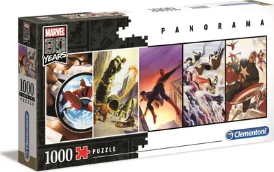 Image de Clementoni 39611 - Panorama Puzzle - Marvel (1000 pièces) Puzzle de super-héros