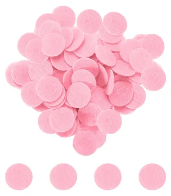 Runde Filzkreise, 500 Stück, 10 mm, rosa, nicht gewebt, für Bastelprojekte