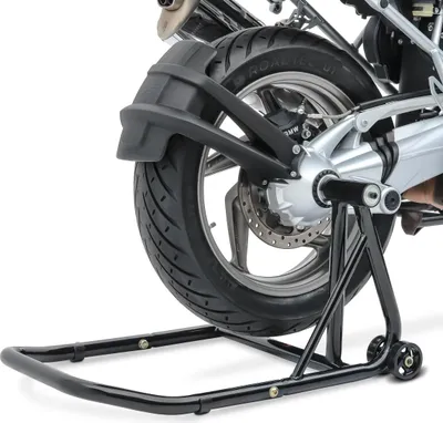 Produktbild von Einarm Montageständer für BMW R NineT Racer 17-20 Schwarz Hinterrad