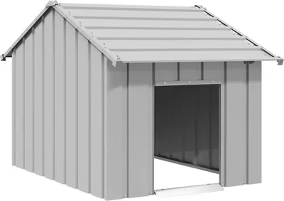 Produktbild von Hundehütte mit Dach 83x130x85 cm Verzinkter Stahl