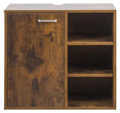 Imagen del producto de Mueble de baño para lavabo, mueble en nogal