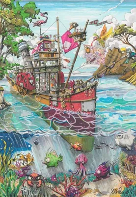 Immagine prodotto di Grafika Puzzle Bird Island - 1000 pezzi Cartone Gioco educativo