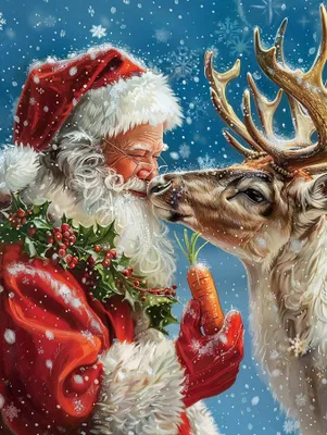 Diamond Painting Set Weihnachten 30x40 cm, DIY Bastelset für Erwachsene