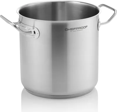 Produktbild von Suppentopf Chefproof, Ø 24 cm, 10 ltr., Chromnickelstahl 18/10