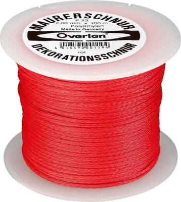 Produktbild von Overmann Maurerschnur Polyethylen 2mmx100m rot