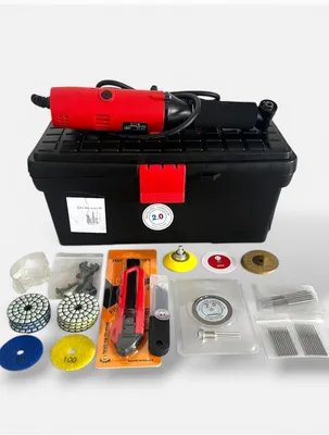 Produktbild von Präzisions-Schleifmaschine, 550 W, mit Drehzahlregler und Zubehör