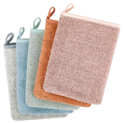 Zdjęcie produktu dla Ściereczki do mycia, 5 sztuk, 15x21 cm, miękkie, dobrze chłonące, bawełniane