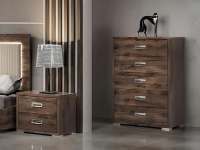 Immagine prodotto di Cassettiera di design cassettiere in legno armadio camera da letto marrone credenza moderna mobili