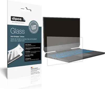 Produktbild von 2x Schutzfolie für Medion Erazer Deputy P10 matt - Anti-Shock 9H Folie dipos Glass Kunststoffglas